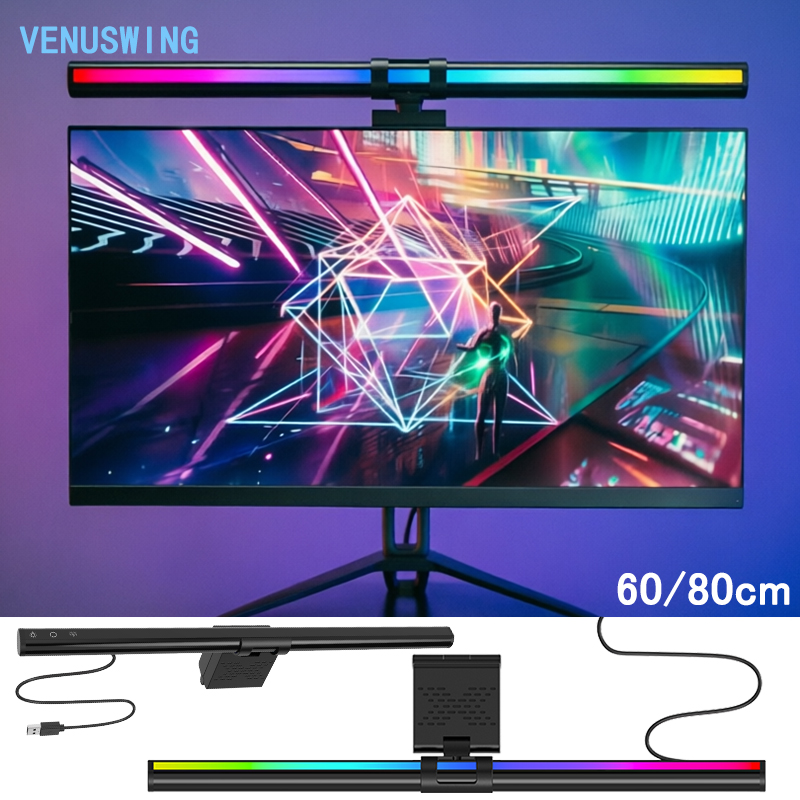 Home Office Programmer - Światło RGB 60/80cm, oświetlenie atmosferyczne do