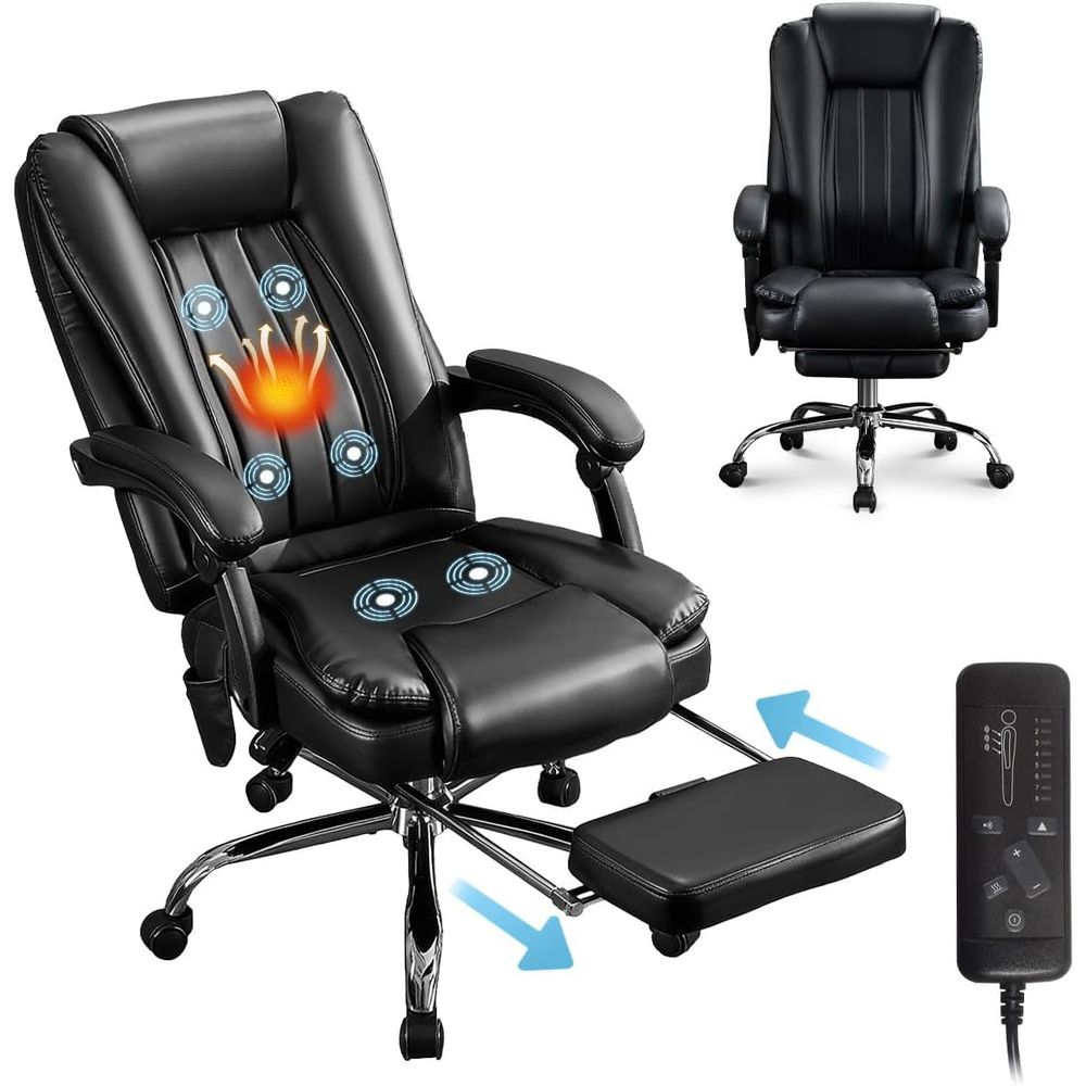 Home Office Chair - Luksusowe, ergonomiczne krzesło z wysokim oparciem,