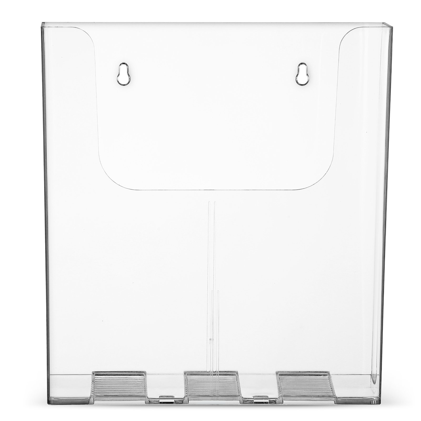 Document Holder Stand - Przezroczysty akrylowy uchwyt na broszury, montowany