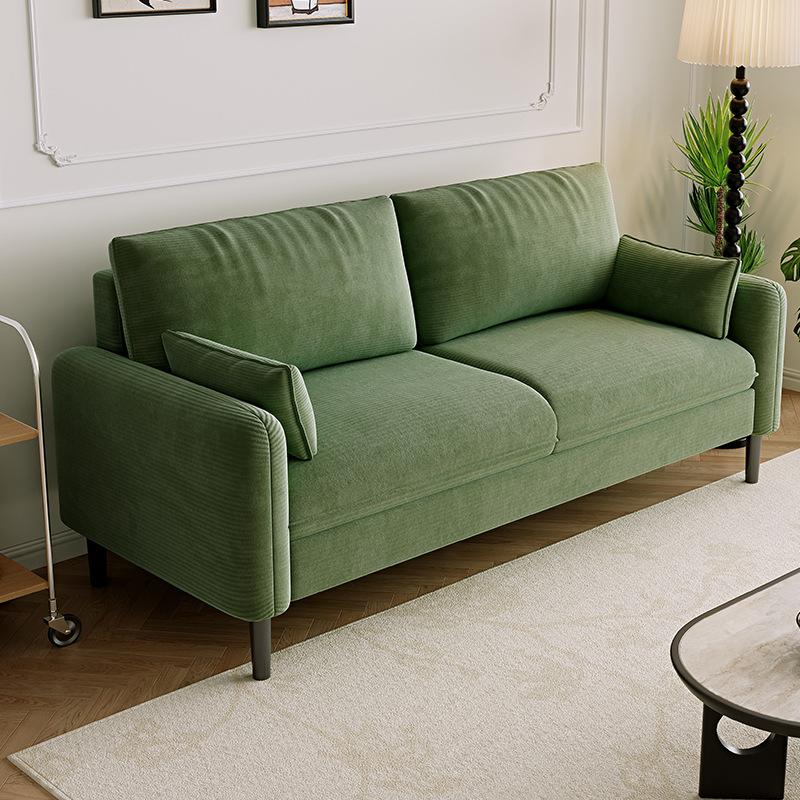 Home Office News - Sofa materiałowa do salonu, dwuosobowa, trzyosobowa,