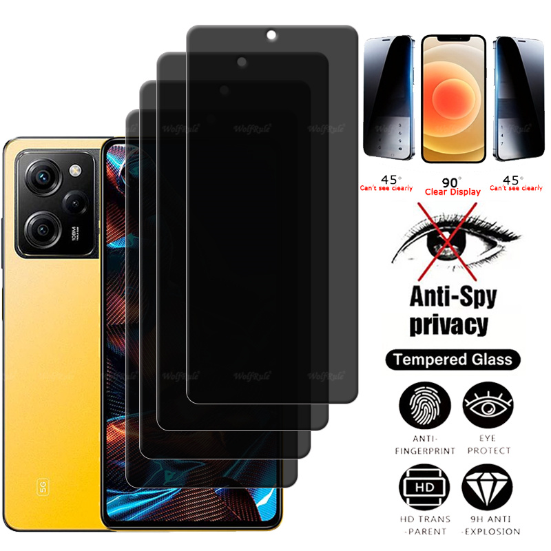 Monitor Privacy Screen - 4Pcs Dla Poco X5 Pro Szkło