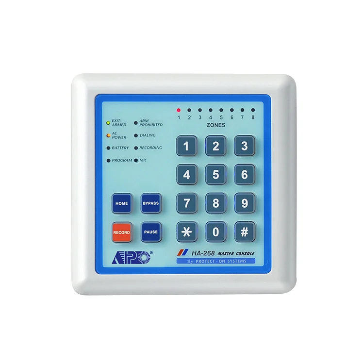 Home Office Phone Number - Panel sterowania alarmem domowym z 8