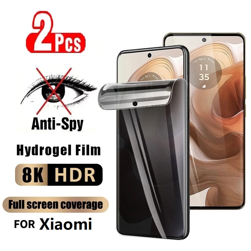 Monitor Privacy Screen - 2 szt. Antyszpiegowska folia hydrożelowa zapewniająca