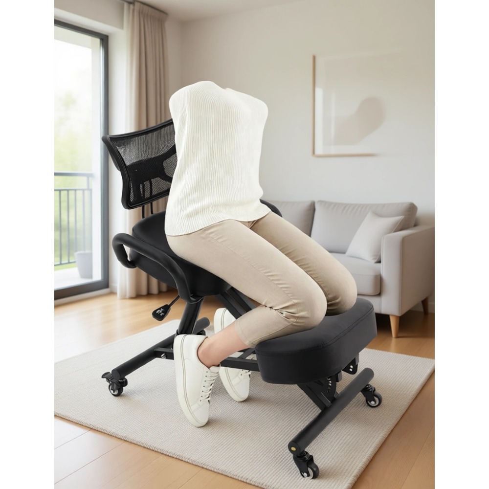 Home Office Chair - Ergonomiczne krzesło klęcznikowe z oparciem i