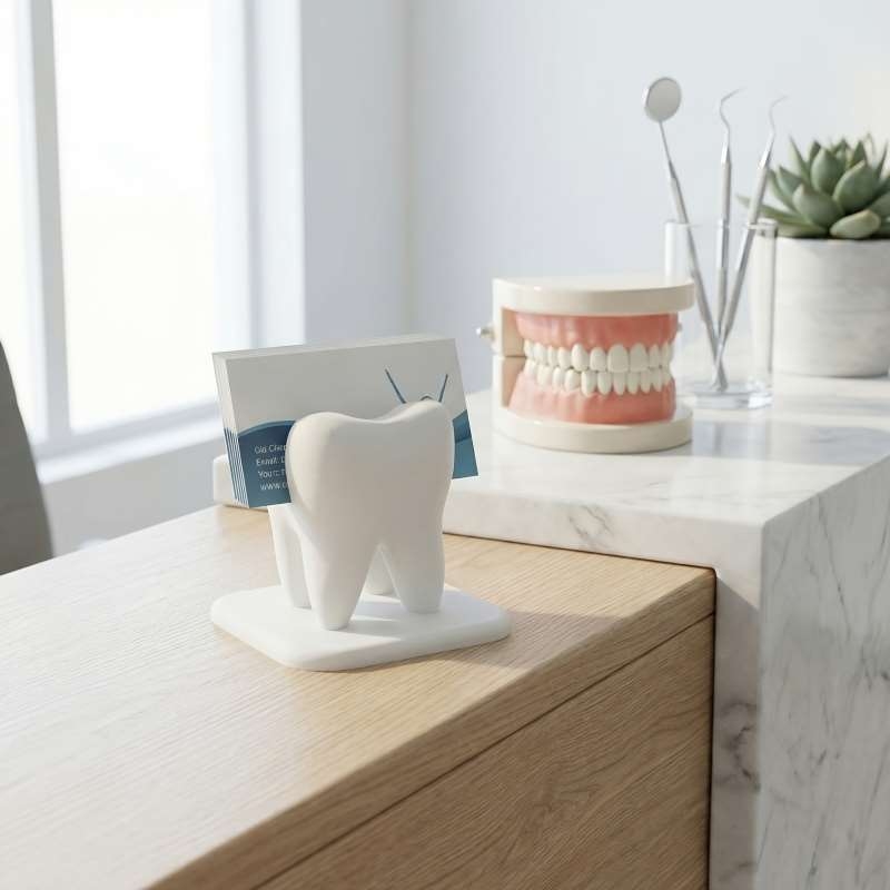 Document Holder Stand - Drukowany w 3D stojak na wizytówki