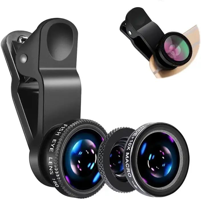 Home Office Zoom - Obiektyw 3w1 typu Fisheye z szerokokątnym