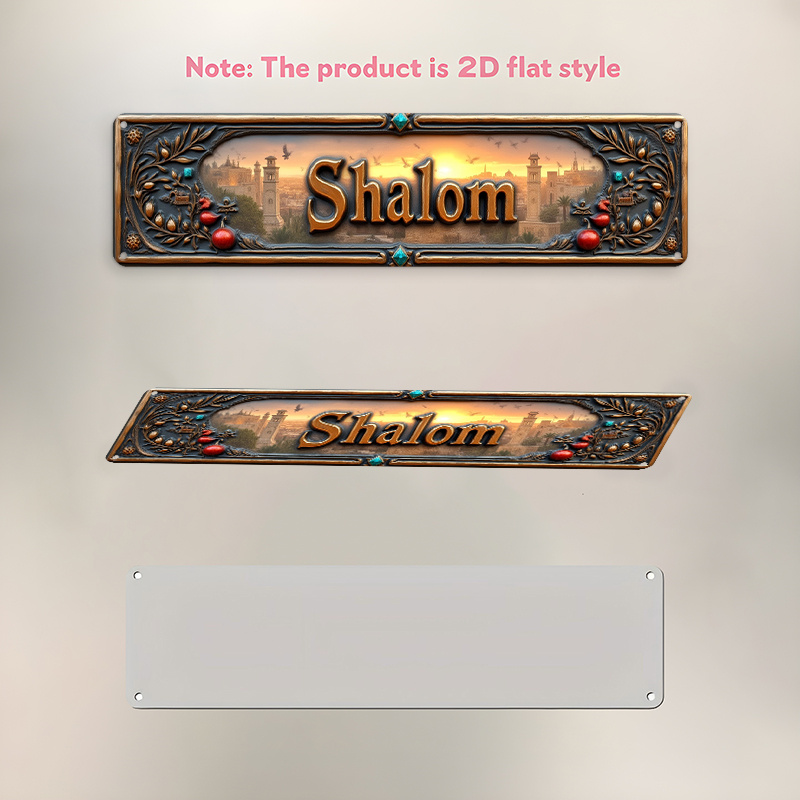 CIFBUY Vintage Shalom Hebrajsk – Home Office Art recenzja i cena
