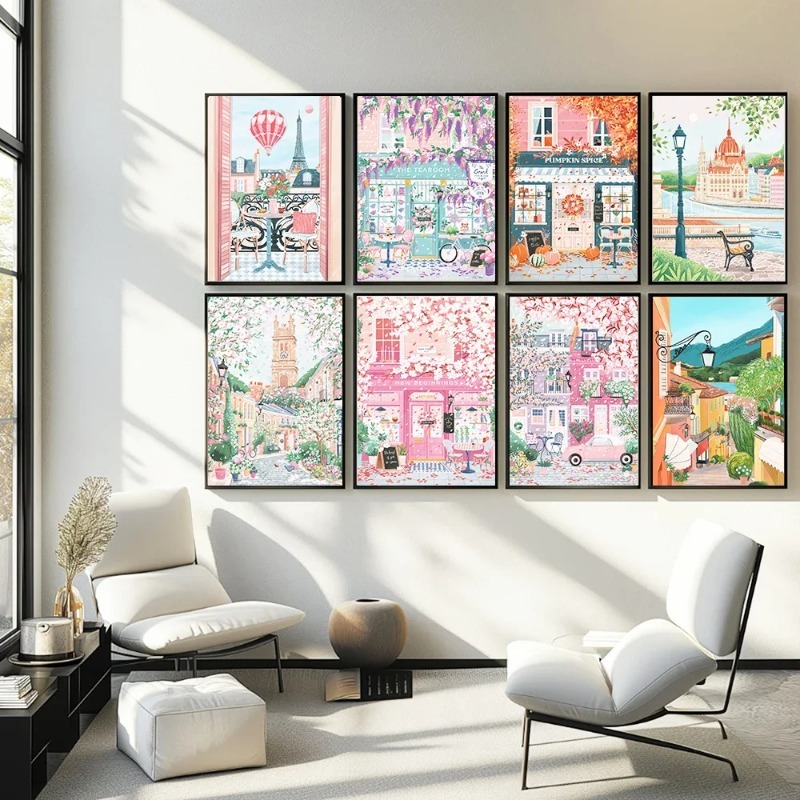 Paryż Londyn Węgry Plakat Podr – Home Office Image recenzja i cena
