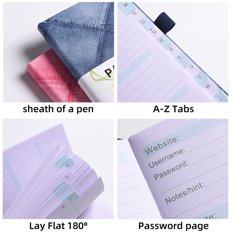 Notes z teksturą denimu B6 z g – Home Office Phone Number recenzja i cena