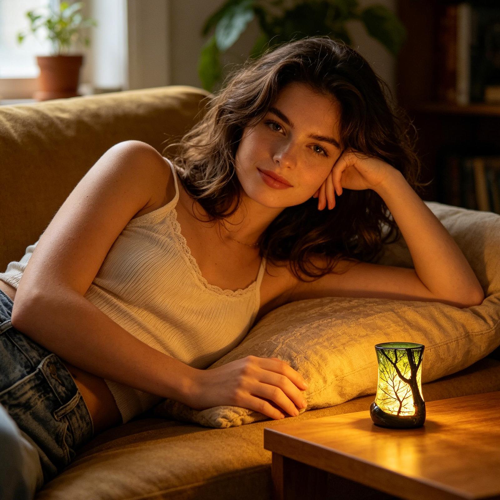 Lampka nocna na stolik, lampka – Home Office Lamp recenzja i cena