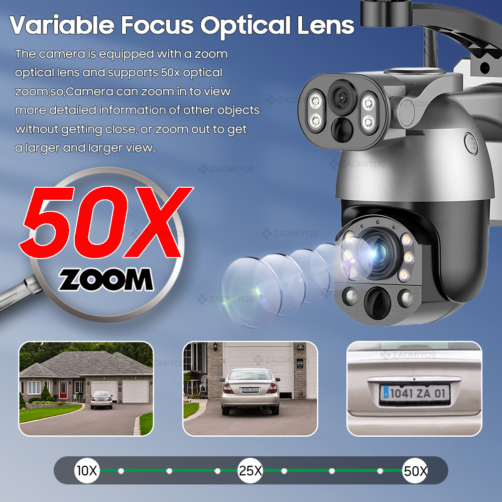 Kamera słoneczna 4K 50X ZOOM 1 – Home Office Zoom recenzja i cena