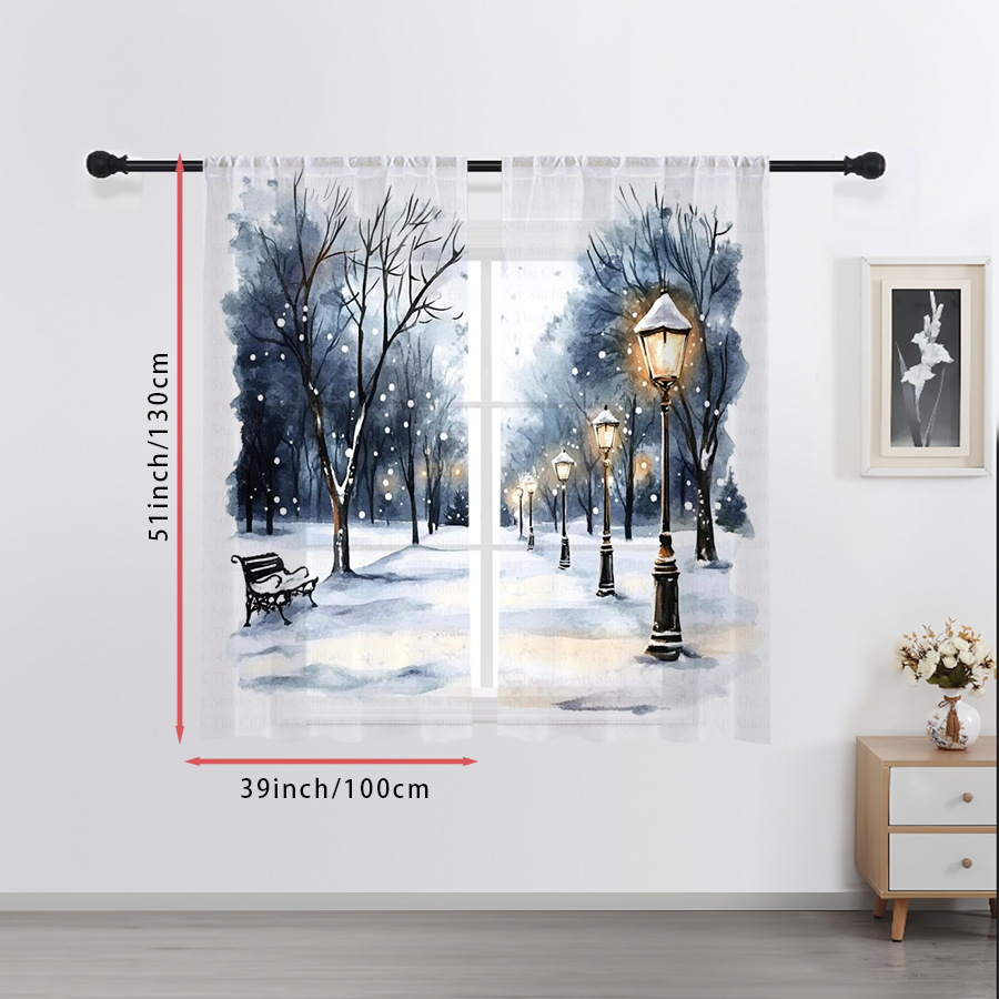 2 sztuki przezroczystych zasło – Home Office Lamp recenzja i cena