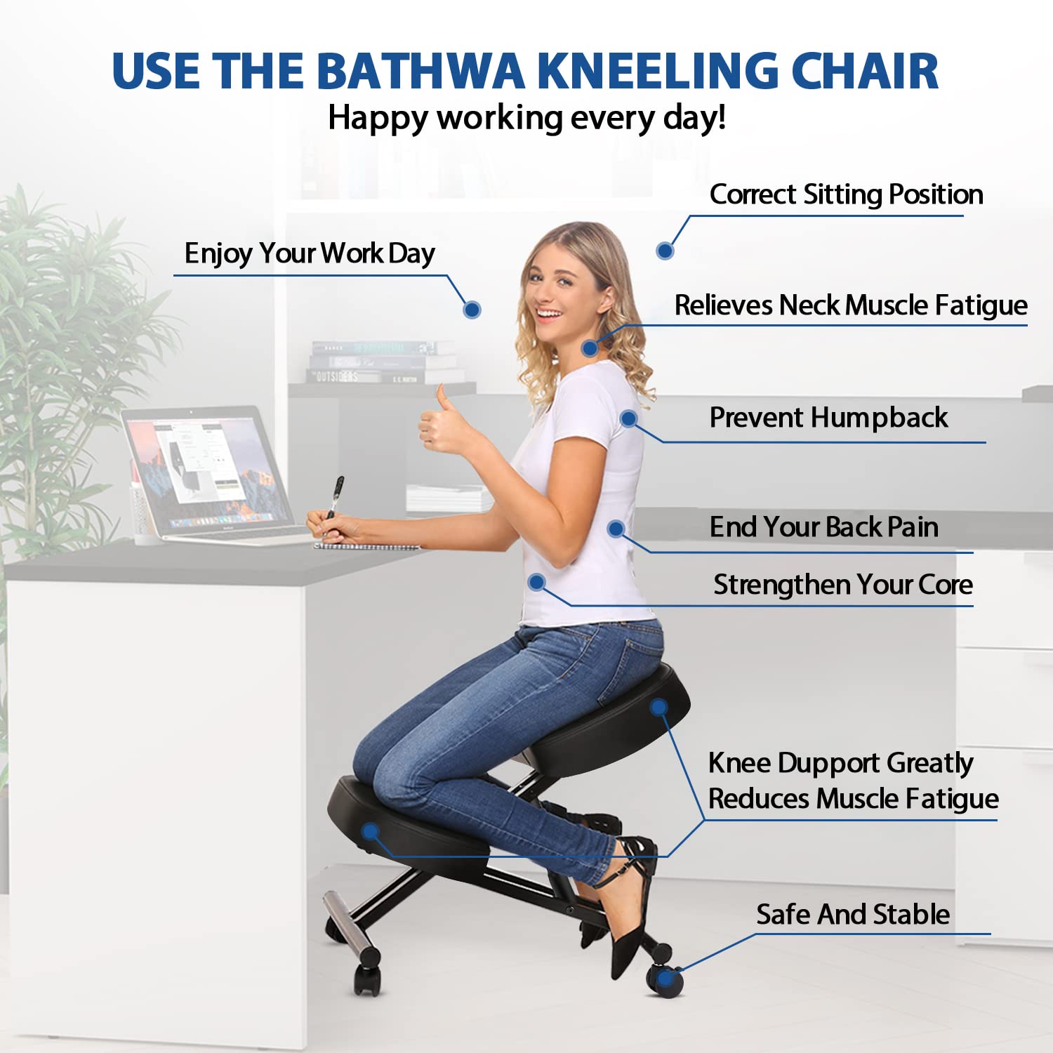 Ergonomiczne krzesło do klęcze – Home Office Chair recenzja i cena