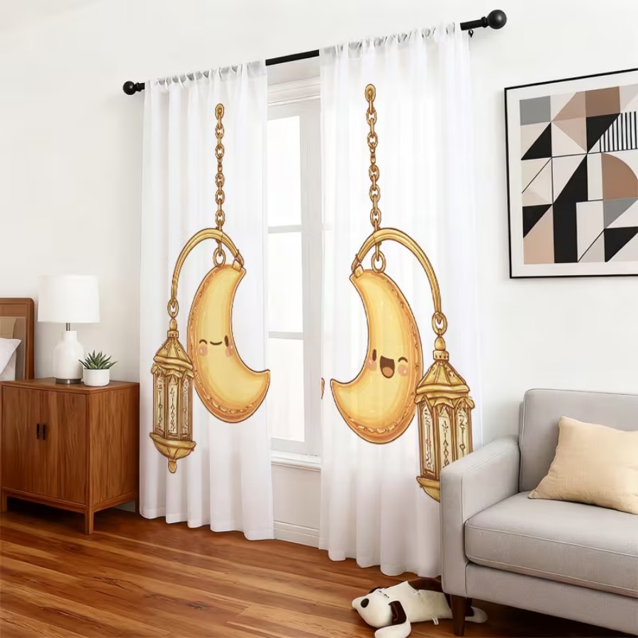 2 szt. Przezroczyste zasłony z – Home Office Lamp recenzja i cena