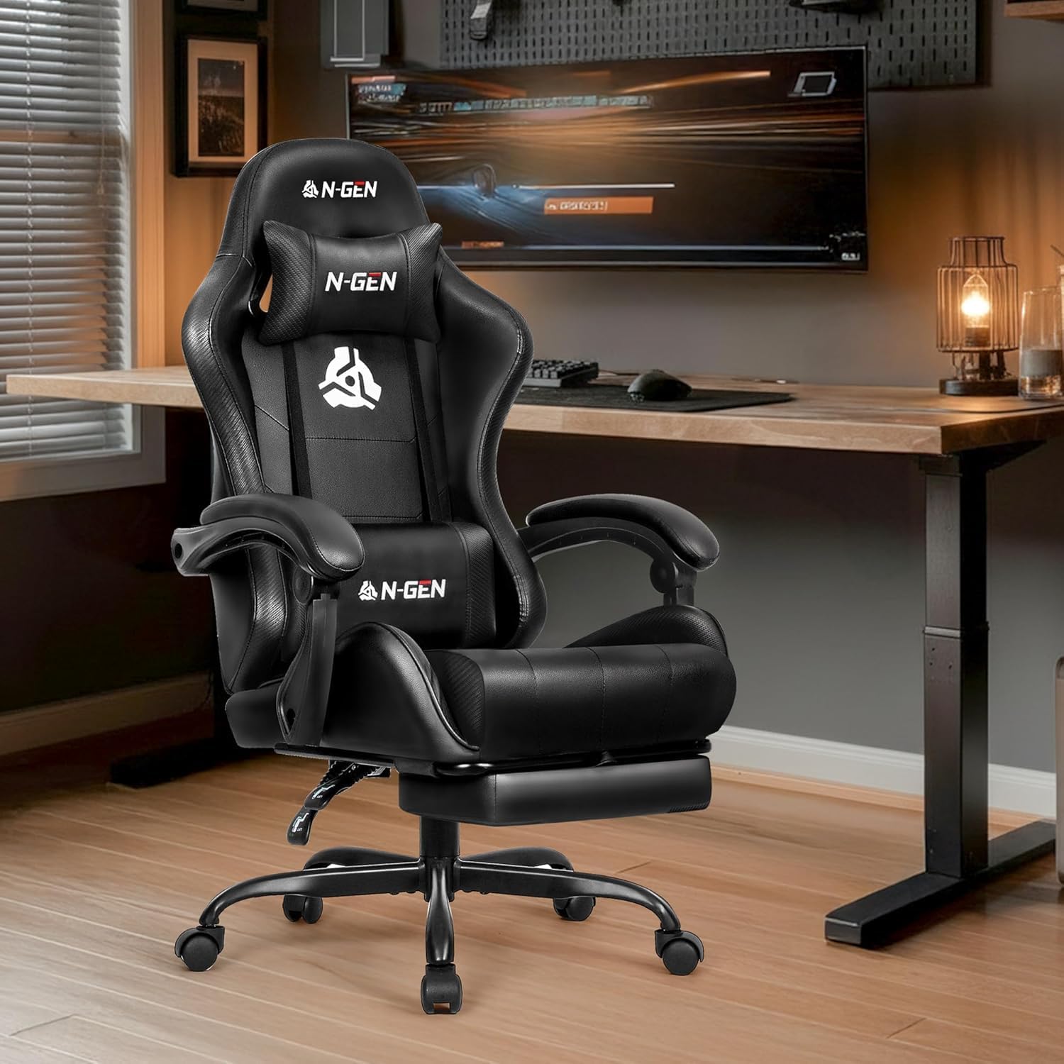 Krzesło gamingowe z podnóżkiem – Home Office Chair recenzja i cena