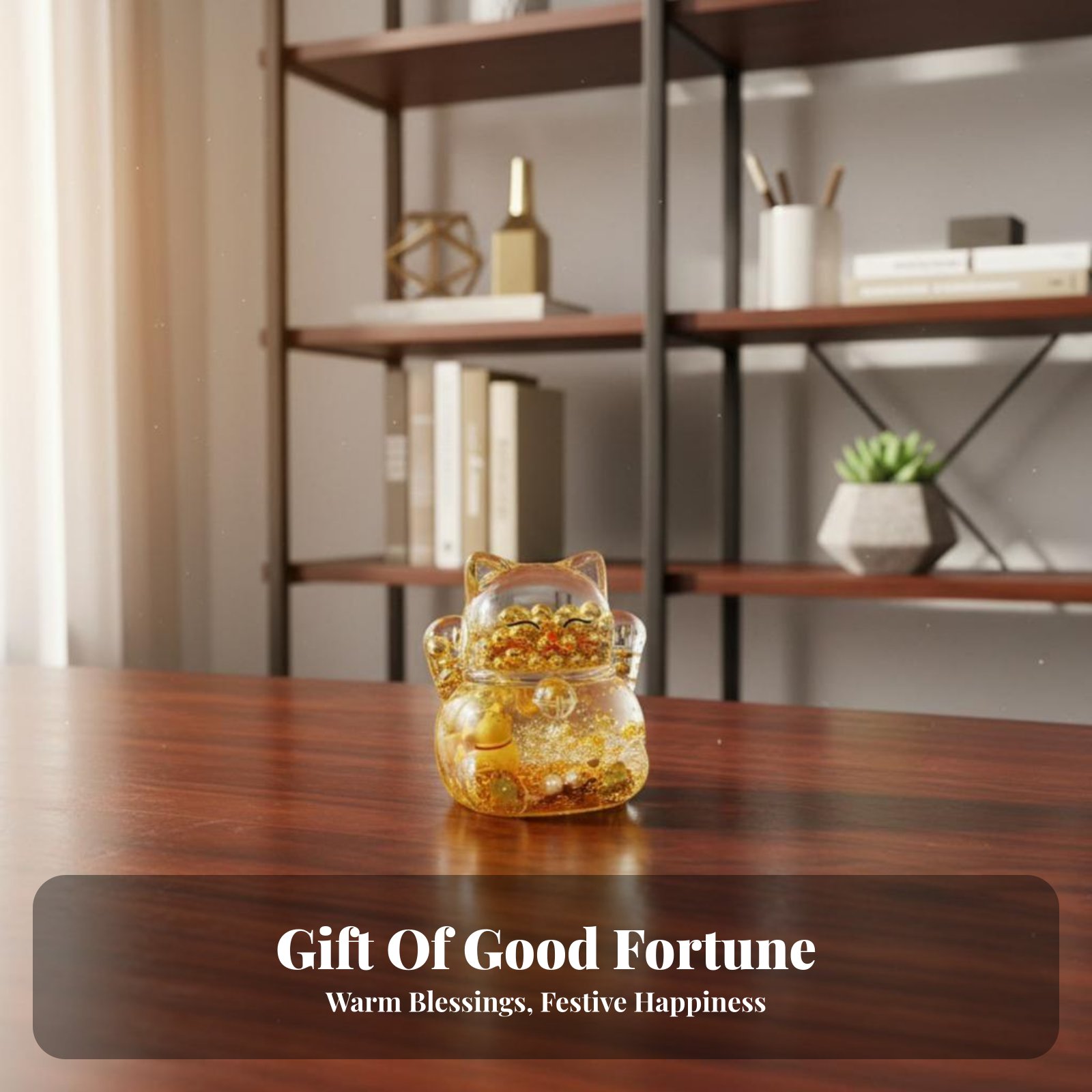 Dekoracja Kot Szczęścia, Błysz – Home Office Gifts recenzja i cena