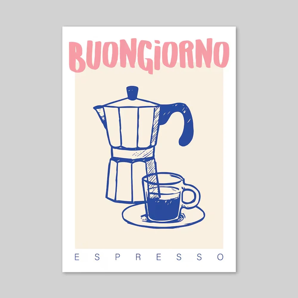 Nowoczesna kawa Espresso Wall  – Home Office Image recenzja i cena