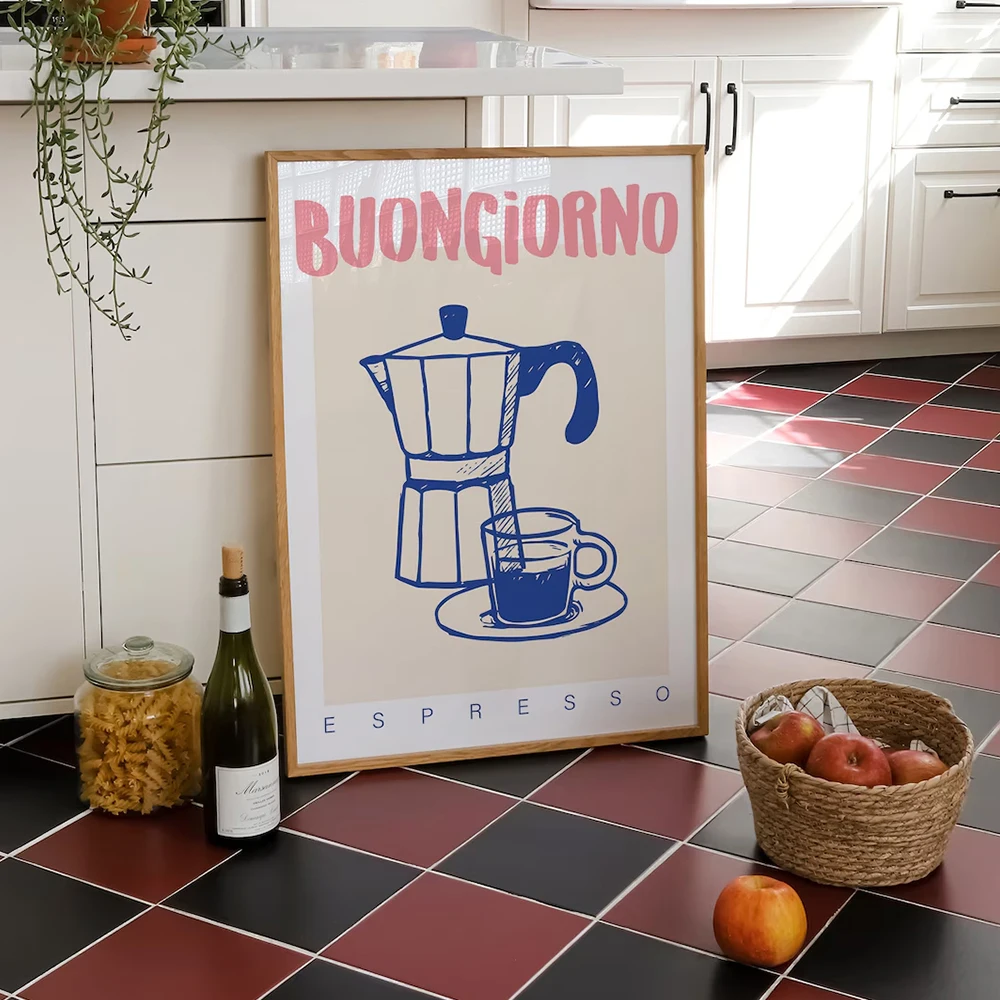 Nowoczesna kawa Espresso Wall  – Home Office Image recenzja i cena