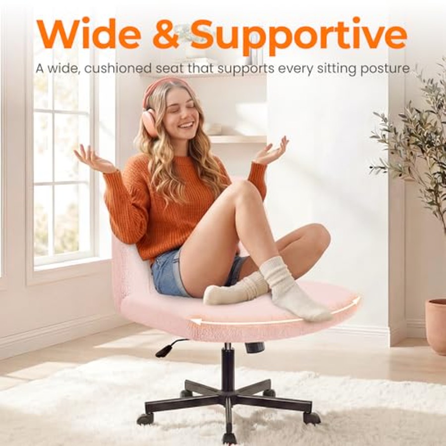 Krzesło krzyżowe na kółkach do – Home Office Chair recenzja i cena