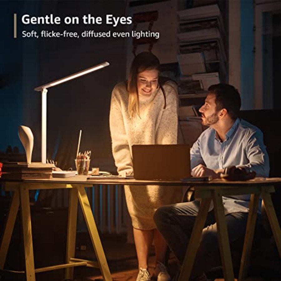 Lampa biurkowa LED, metalowa l – Home Office Lamp recenzja i cena