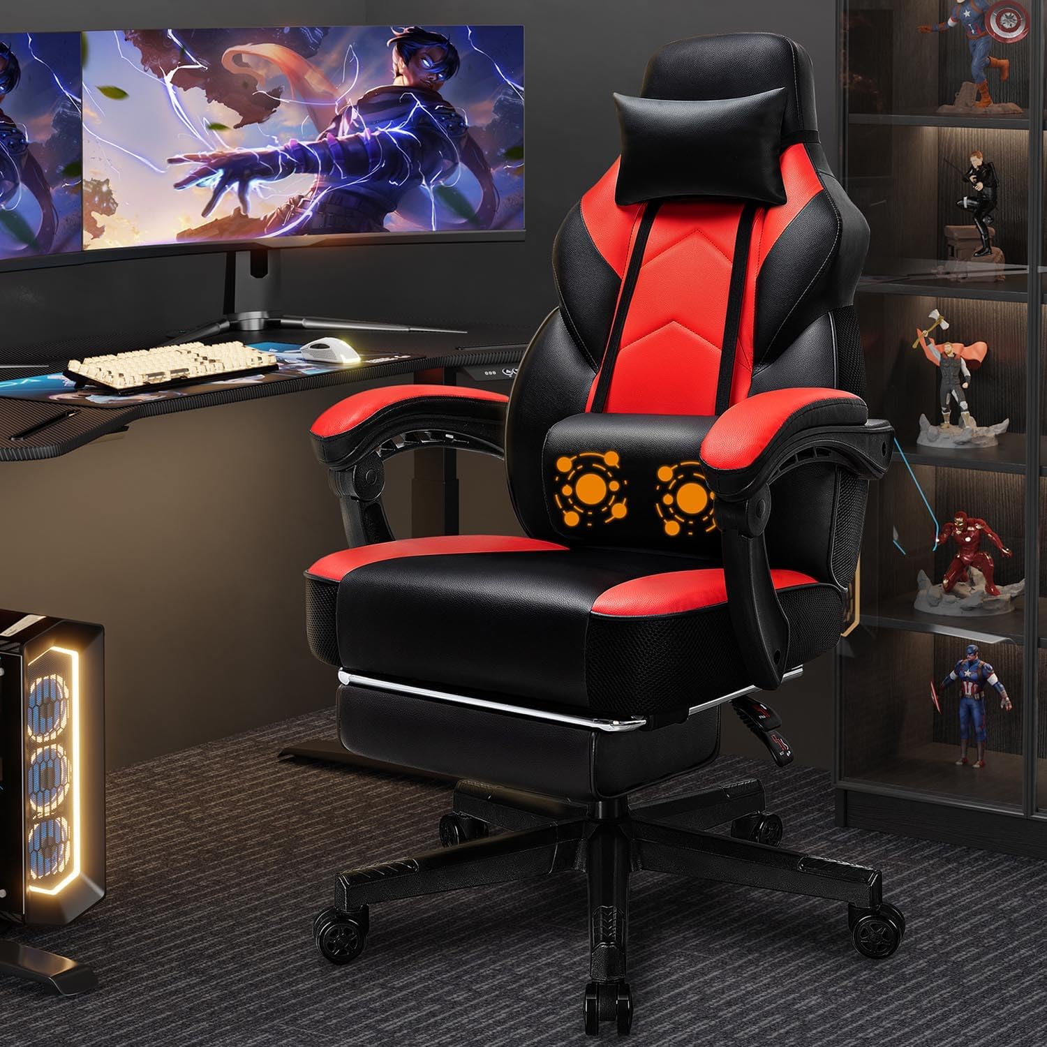 Krzesło gamingowe z podnóżkiem – Home Office Chair recenzja i cena