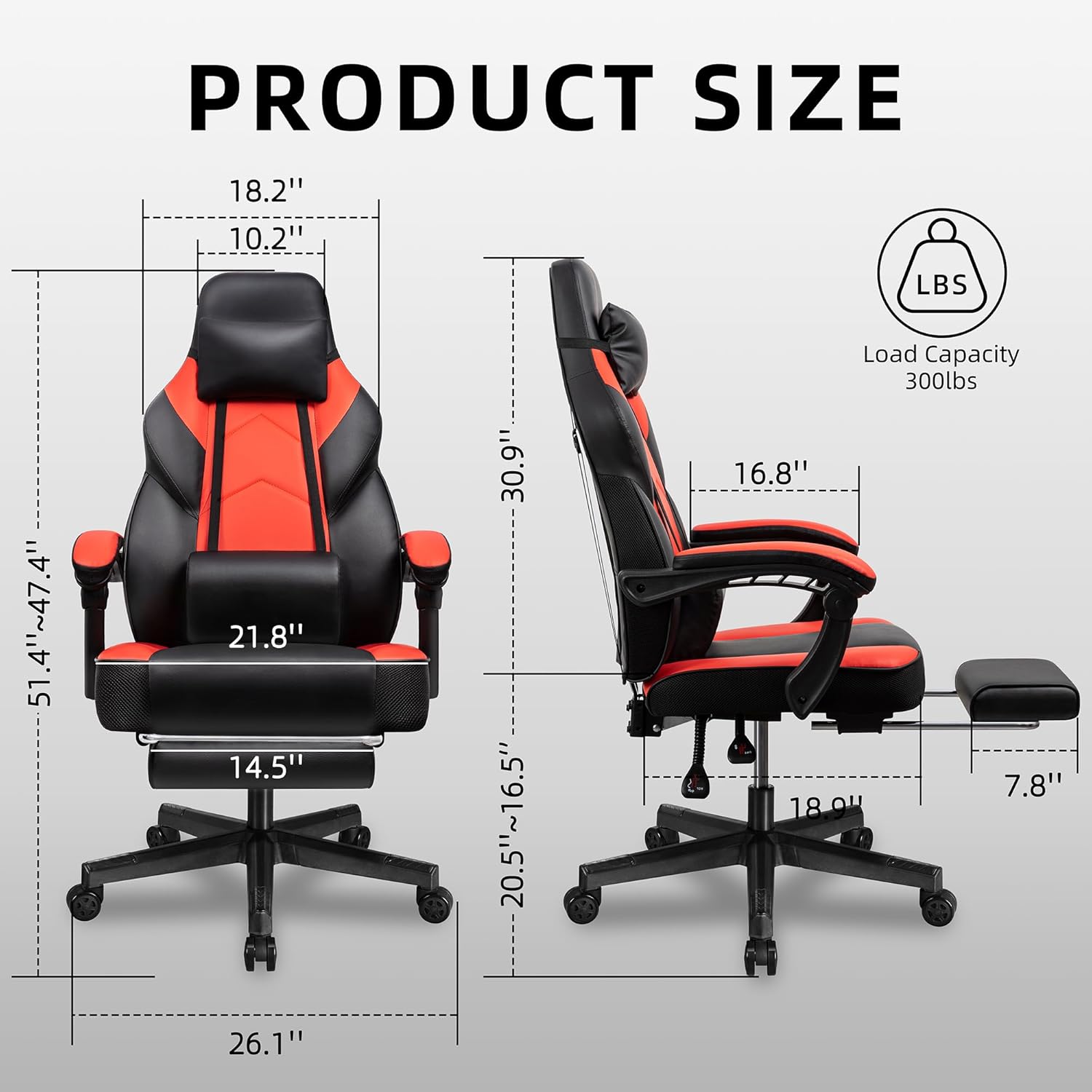 Krzesło gamingowe z podnóżkiem – Home Office Chair recenzja i cena