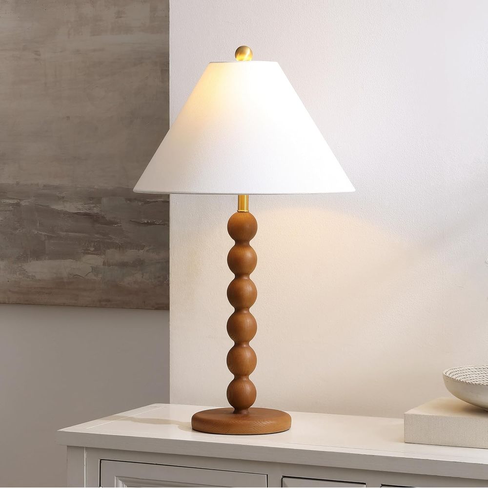 Naturalna brązowa lampa stołow – Home Office Lamp recenzja i cena