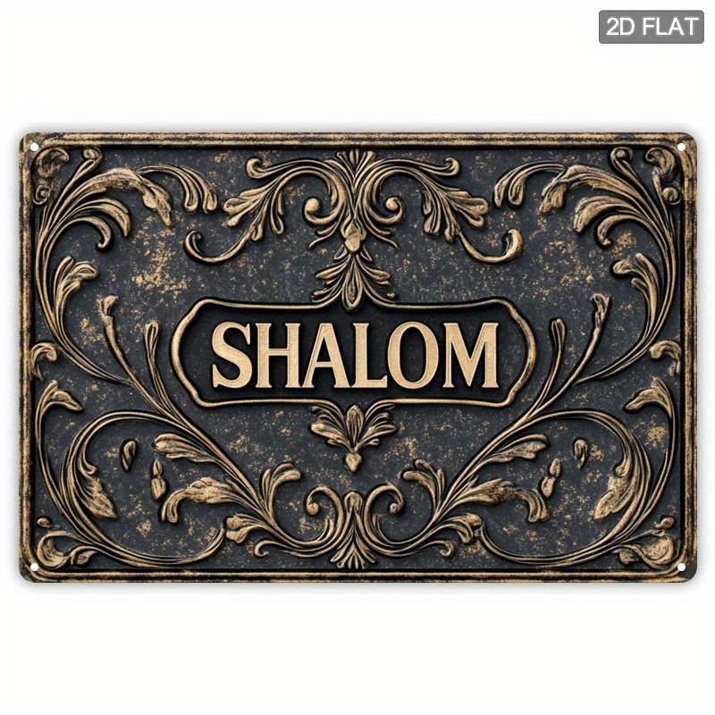 CIFBUY Vintage Shalom Aluminio – Home Office Art recenzja i cena