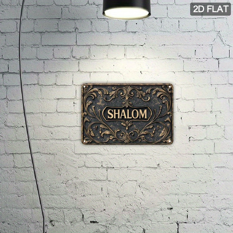 CIFBUY Vintage Shalom Aluminio – Home Office Art recenzja i cena