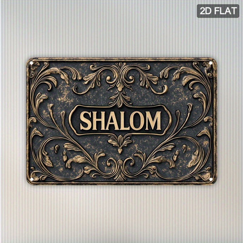 CIFBUY Vintage Shalom Aluminio – Home Office Art recenzja i cena