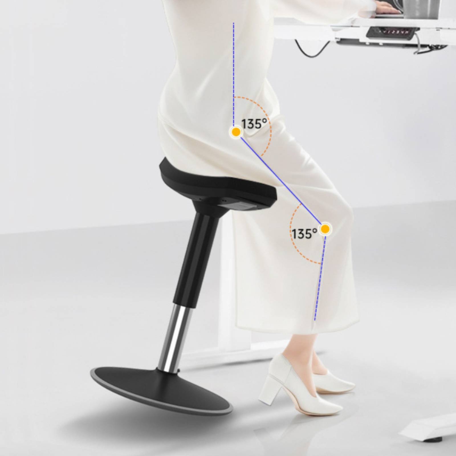 Stołek siodłowy wygodny do dłu – Home Office Chair recenzja i cena