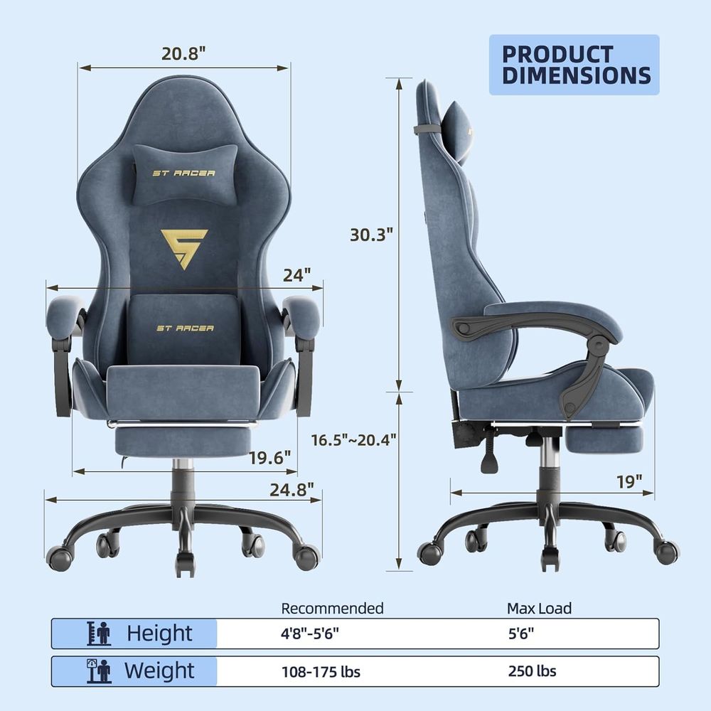 Ergonomiczne krzesło gamingowe – Home Office Chair recenzja i cena