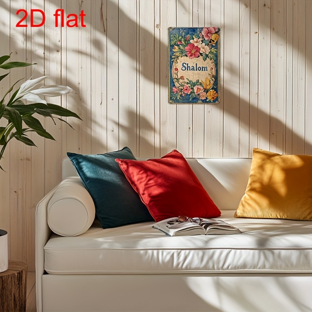 CIFBUY Vintage Floral Shalom A – Home Office Art recenzja i cena