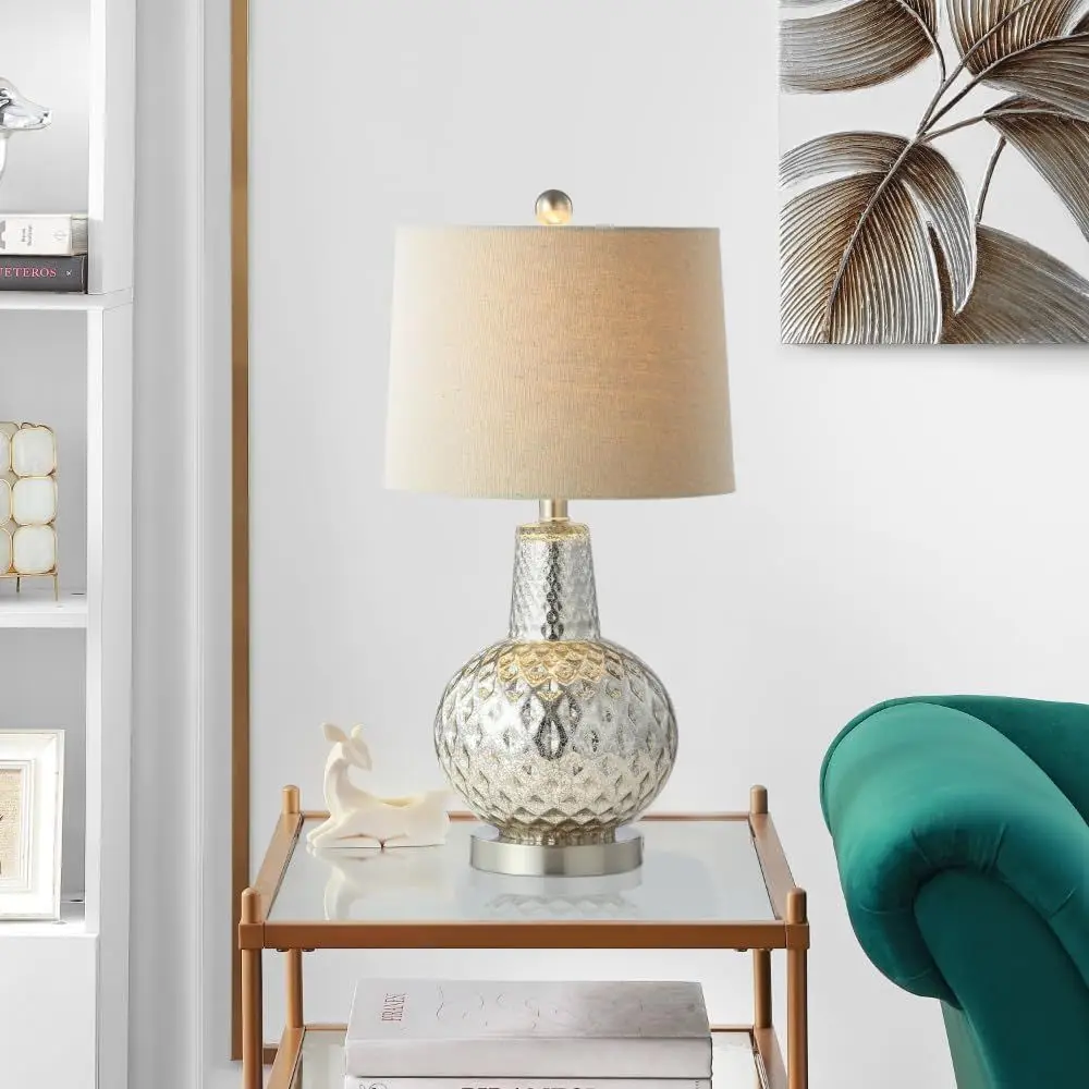 24-calowa srebrno-kremowa lamp – Home Office Lamp recenzja i cena